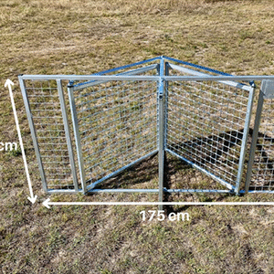 8 panel traps include 2 drop gate